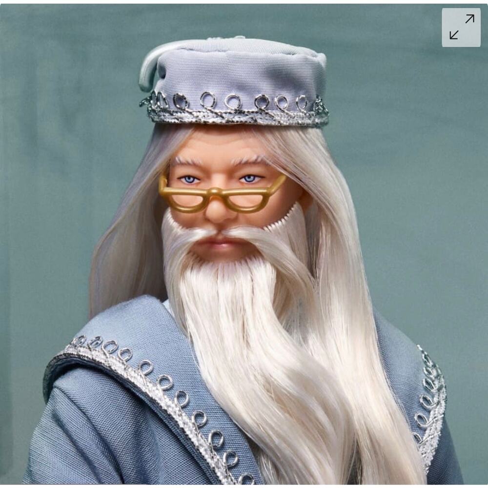 NRFB Albus Dumbledore Collector Doll HND83 Harry Potter Mattel MINT Wizard - Picture 4 of 13